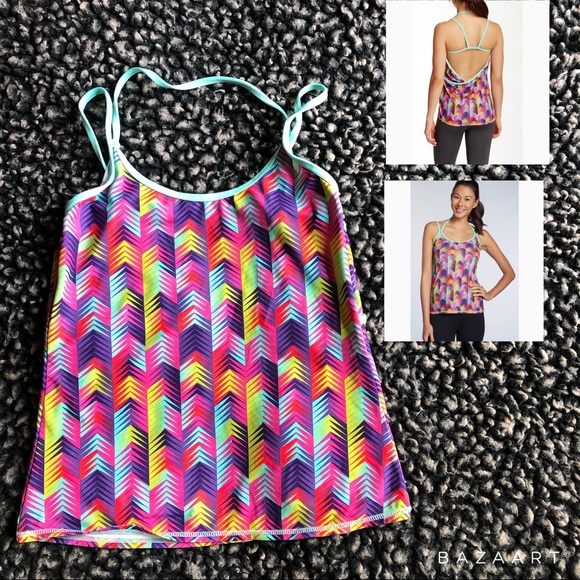 Fabletics multicolored Miri Tank size small - Picture 1 of 4